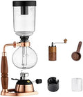 JITEM Cafetera Syphon Coffee Maker Manual Retro Vacuum Glass Siphon Pot Percolators 1-5 Cups Glass Tabletop Siphon Coffee Maker for Coffee or Tea by Unknown