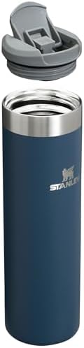Stanley AeroLight Transit Bottle 20 oz | Locking Drink Through Lid | Leak Resistant Water Bottle or Coffee Travel Mug | Lightweight Insulated Stainless Steel | BPA-Free | Navy - Image 2