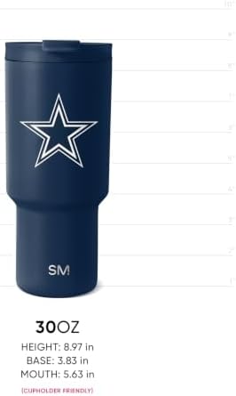 Simple Modern Philadelphia Eagles Tumbler with Flip Lid, Straw 30oz | NFL - Image 5