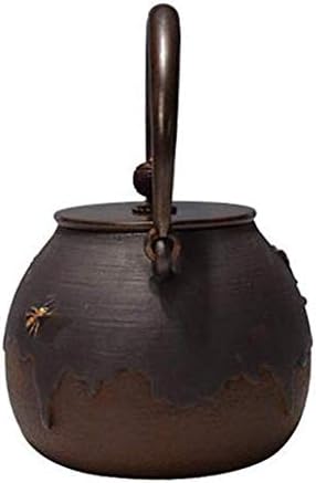 Japanese Cast Iron Tetsubin Teapot Teapot Tetsubin Tea Kettle Japan Teapot Southern Cast Iron Kettle 1400ml Large Japanese Tea Pots Health Boiler Scale Pot Tea Accessorie - Image 6