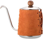 Gooseneck Coffee Kettle Pour Over Kettle Drip Pot Tea Kettle with Handleless Control and Stainless Steel Construction for and Fast Heating, Orange - Image 7