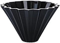 Origami Filter Cup Ceramic Coffee Hand Brewed Pot Drip Cover(Black) by Unknown
