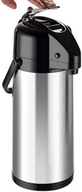 Coffee Carafe, 102 fl oz/3 L Airpot Coffee Dispenser with Pump by Ratrabas