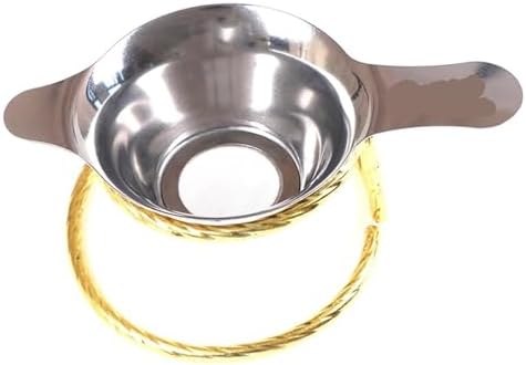 Tea Strainer 6pcs Stainless Steel Tea Filter Fine Mesh Leaf Funnel Strainer Accessories for Loose Leaf Tea(A2) - Image 7