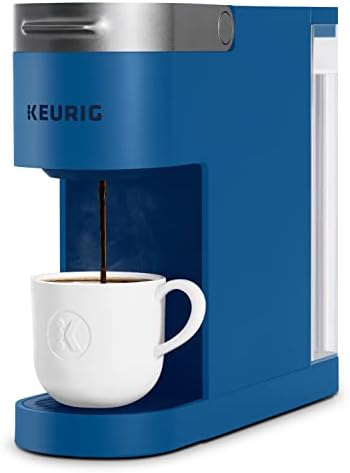 Keurig K-Slim Single Serve K-Cup Pod Coffee Maker, Featuring Simple Push Button Controls And MultiStream Technology, Twilight Blue by Keurig