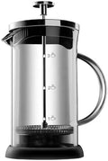 French Press Coffee/tea Maker, Camping Mini Coffee/Tea Press Of Stainless Steel Filter And Heat Resistant Glass, Cold Brew Coffee Maker For Travel, Home(350ml) by GIZNXBA