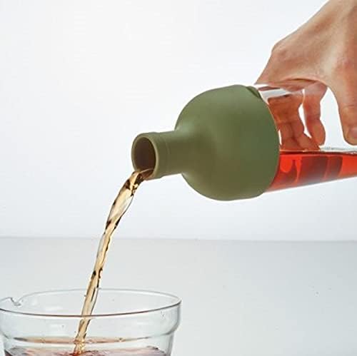 Hario Cold Brew Tea Wine Bottle, 750ml, Olive Green - Image 3