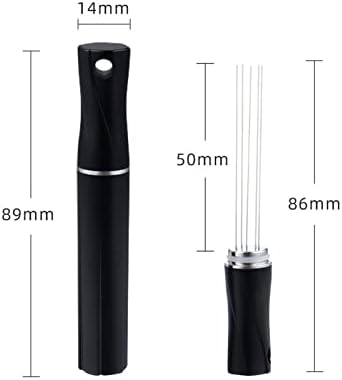 Espresso Coffee Stirrer Needle - Professional Stainless Steel Coffee Stirrer WDT Tool with Cover, Professional Barista Hand Distribution Tool(B) - Image 2