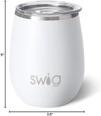 Swig Life 14oz Insulated Stemless Wine Cup, White - Image 6