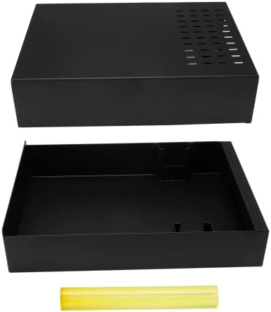 DIBTSA Espresso Knock Box Drawer, Stainless Steel Pull-Out Style Coffee Grounds Powder Container Bin for Cafes Restaurant Home Bar, Large, 14.96 x 10.03 x 3.93 inch (Black) - Image 6