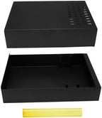 DIBTSA Espresso Knock Box Drawer, Stainless Steel Pull-Out Style Coffee Grounds Powder Container Bin for Cafes Restaurant Home Bar, Large, 14.96 x 10.03 x 3.93 inch (Black) - Image 6