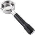 58mm Bottomless Portafilter Compatible with La Marzocco Espresso Machine Stainless Steel Espresso Portafilter with Double Shot Filter Basket Espresso Accessories-Handle Plastic by Unknown