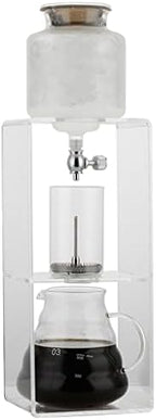 JITEM Cafetera Ice Cold Dripper Coffee and Tea Maker Dripper Brewer Maker with Adjustable Water Flow Stainless Steel Filter Glass Carafe for Coffee or Tea by Unknown