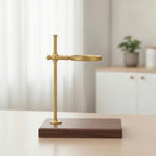 Stable Pour-over Coffee Maker Stand | Manual, Coffee strainer Stand with Wood Base, Metal, for Cafe - Image 5