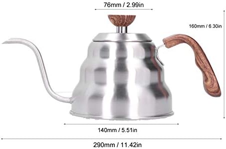 Stainless Steel pour Over Coffee Tea Kettle Gooseneck Spout Pots Kitchen Appliances, Gooseneck Electric Kettle for Tea, Coffee - Image 2