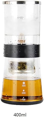 Ice Drip Coffee Maker, Cold Brew Drip Tower with Adjustable Dripper, 400ML Large Capacity and Serves 2-4 Cups Of Premium Cold Brew Coffee, Easy To Clean and Safe, for Home, Office and Travel - Image 3
