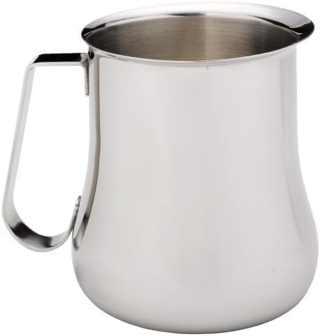 Rattleware 25 oz Graduated Bell Pitcher for Home, Cafe, Restaurant, Hotel, Office, or Commercial Use - Stainless Steel Steaming and Frothing Pitcher by rattleware