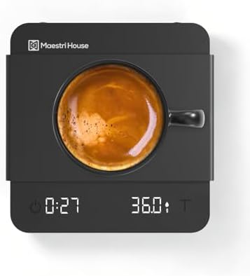 Maestri House S1 Air Ultra-Slim Espresso Coffee Scale with Timer, 0.1g by MaestriHouse
