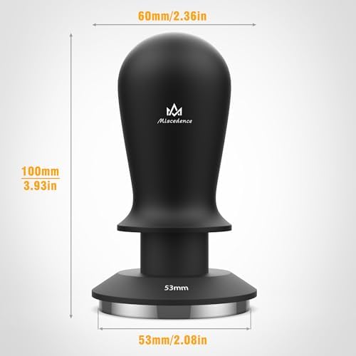 Espresso Tamper 53mm Calibrated Spring Loaded Coffee Tamper with Constant Pressure, Triple Spring Impact Sound Feedback for Barista Home Use (Black, 53mm) - Image 6