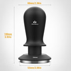 Espresso Tamper 53mm Calibrated Spring Loaded Coffee Tamper with Constant Pressure, Triple Spring Impact Sound Feedback for Barista Home Use (Black, 53mm) - Image 6