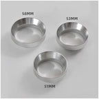 Espresso Dosing Funnel 10 Coffee Powder Rings for Bean Grinders, Anti-Fly, Barista Accessories(White-58mm) - Image 7