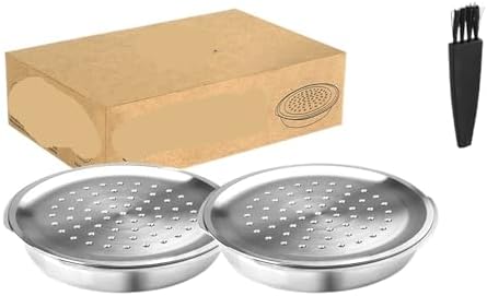 Compatible With Philips，Compatible With Senseo，HD7801 Reusable Capsule Stainless Steel Espresso Bag Crema Filter,Coffee Capsule Filter(2 pcs senseo) by Unknown
