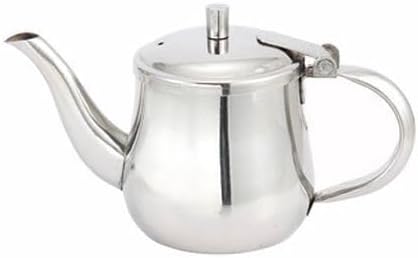 For Winco 10 oz. Stainless Steel Gooseneck Teapot - Image 4