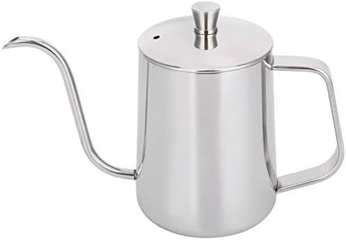 Gooseneck Kettle 600ml 304 Stainless Steel 6mm Spout by TOPINCN