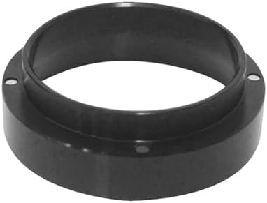 Aluminum Smart Coffee Dosing Ring for Beer Mug Coffee Powder Tool Espresso Barista for 51 53 54 58MM Coffee Filter Tamper Dosing Funnel 54mm(Black) by Unknown