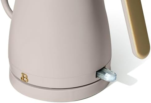 1 Liter Electric Gooseneck Kettle with Precision Pour Spout, Auto Shut Off, Cordless Design, 1200W (Porcini Taupe) - Image 5