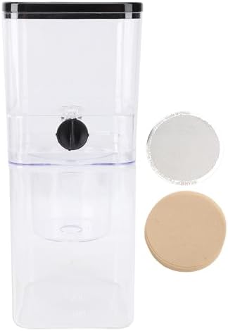 Adjustable Speed Cold Brew Coffee Maker, 400ml Ice Drip Coffee Pot with Fast Slow Brewing Modes, SUS Glass Portable Dripper for Home Office Travel - Image 6