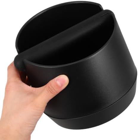 Espresso Grounds Knock Box Coffee Container Large Capacity Black ABS - Image 4