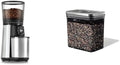 OXO Brew Conical Burr Coffee Grinder, Silver & Steel POP Container Short Rectangle- 1.7 Qt for Brown Sugar, Dried Beans and More,Grey by Unknown