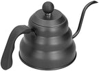 Gooseneck Pot, Black PTFE Stainless Steel Coffee Kettle for Gas, Electric, Induction Stove, Brewing like a Pro, Ergonomic Design, 3 Layer Composite Base, Pour Over Coffee Maker - Image 5