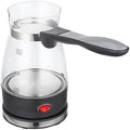 Electric Turkish Coffee Pot Detachable Handle Clear Glass Multipurpose Teapot Kettle Coffee Machine for Office RV Restaurant, 110V by Unknown