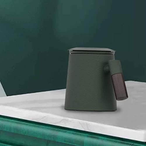 Ceramic Tea Cup Strainer Tea Ball Strainers Anti Rust Separation Net Loose Tea Fine Mesh Tea Strainer for Office Home (Green) - Image 3