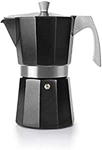 ibili Espresso Coffee Maker Evva Black 9 Cups, Aluminium, 30 x 30 x 30 cm by IBILI