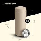 Fellow Carter Move Ceramic Lined Travel Coffee Mug 16 oz - Leak-Proof Lid - Image 4