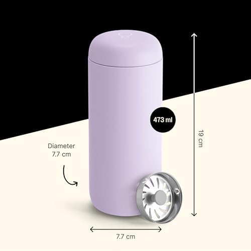 Fellow Carter Move Ceramic Lined Travel Mug 16 oz - Leak-Proof Lid - Image 3