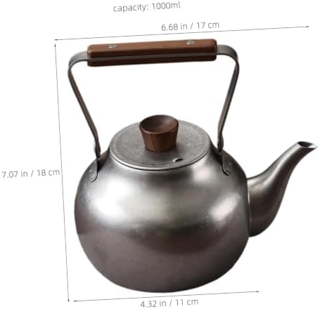 Stainless Steel Tea Kettle with Removable Infuser 33.8 Oz 1 L - Image 2