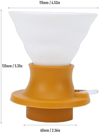 GOWENIC Ceramic Coffee Dripper, Pour Over Coffee Dripper Heat Proof, - Image 7