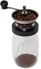 Lehman's Manual Coffee Grinder with Mason Jar Grounds Storage, Comfortable Grip Quiet Smooth Non-Electric Hand Crank, Standard Grind - Image 3