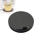 Electric Cup Warmer Temperature Control Smart Coaster with 2 Heating Modes, Coffee Mug Warmer with Auto-Off Timer, Enlarged Waterproof Beverage Heating Plate, Warm Gift for Your Love,Black by Unknown