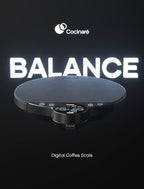 Cocinare Balance Digital Coffee Scale, Precision Control with Three Modes - Brewing Assist, Weighing, Competition, Digital Kitchen Scale for Coffee and Small Goods, Up to 3000g (Obsidian Black) - Image 2
