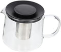 Alipis Glass Teapot with Removable Infuser Borosilicate Tea Kettle for Loose Leaf Brewing Ergonomic Handle for Home and Office Use by Alipis