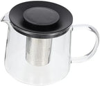 Alipis Glass Teapot with Removable Infuser Borosilicate Tea Kettle for Loose Leaf Brewing Ergonomic Handle for Home and Office Use by Alipis