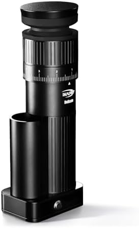IKAPE Electric Coffee Grinder – 100 Grind Settings, 6-Star Conical Burr, Detachable & Easy to Clean, Durable Aluminum Alloy Body – Perfect for Home & Office Coffee Lovers by IKAPE