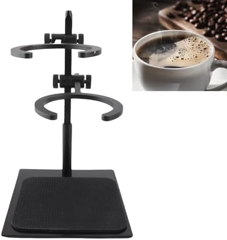 Pour Over Dripper Stand, Aluminum Alloy and Ceramic Coffee Maker with Glass Pot and Filter Cup for Home and Office Use - Image 5