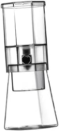 Iced Coffee Maker Cold Brew Coffee Maker Glass Carafe Drip Coffee Maker Glass Pitcher Portable Build Heat Resistant Lid Detachable Washable Parts Comp, Clear by Unknown
