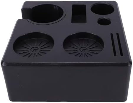 Yosoo Coffee Tamping Station with Drawer Design Silicone Tamper Mat Storage Organizer for Machine Accessories Barista Tools - Image 2